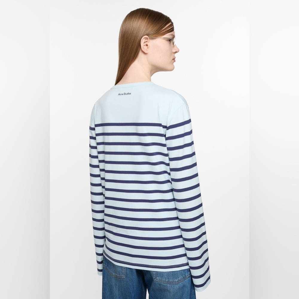 Acne studios long sleeve striped pale logo ssense revolve unisex xs urban chic